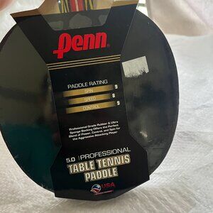 Penn 5.0 Professional Table Tennis Paddle ping pong Upgrade Sealed new